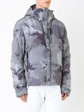 camouflage hooded padded jacket