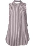 knotted back striped top