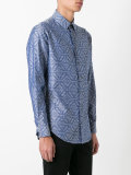 Mixed pattern shirt 