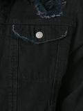 ripped detailing jacket