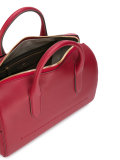 contrast strap tote bag 