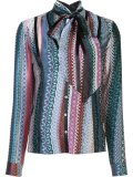 neck tie striped shirt