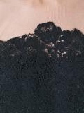 lace appliqué mid dress