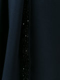 wide pleat knee-length skirt
