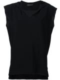 hooded sleeveless top
