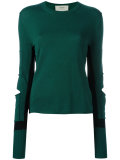distressed panel jumper 