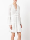 wrap front dress