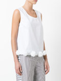 flower pom pom tank