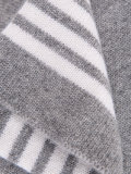striped knit blanket 
