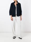 three-quarters sleeve boxy cardigan
