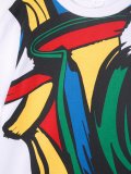 paint stroke print T-shirt
