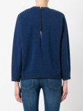 patterned sweatshirt
