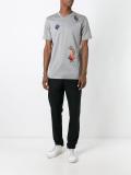 embroidered patch T-shirt