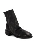 distressed effect ankle boots