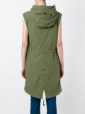 multiple patches hooded jacket