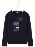 French coffee print T-shirt
