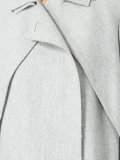 concealed fastening double-breasted coat