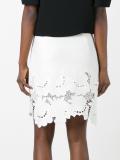 floral lace skirt