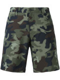 camouflage print shorts 
