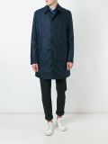 reversible midi raincoat 