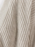 relaxed fit open cardigan