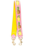 pineapple print bag strap