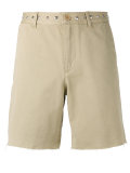 stud embellished shorts
