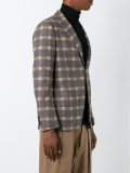 checked blazer