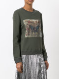 butterfly print sweatshirt
