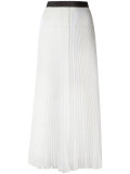 iridescent pleated skirt
