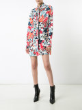 neck tie shift dress