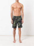 camouflage print shorts 