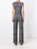 optical illusion print jumpsuit