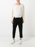 shredded trim jumper 