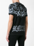 skull print T-shirt