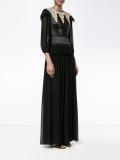 embroidered long dress