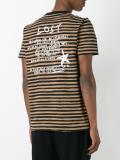 hand print striped T-shirt