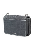 quilted denim bag