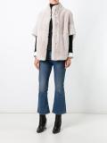 shortsleeved high neck jacket