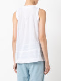 sleeveless embroidered blouse 