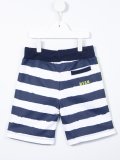 striped track shorts