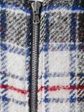 checked bomber jacket