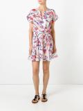 floral print flared dress