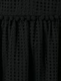 perforated mini dress