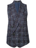 checked waistcoat 