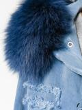 raccoon fur hood unlined parka