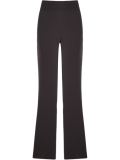 high waisted flared trousers
