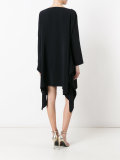 draped dress