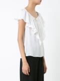 ruffle blouse