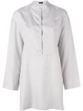mandarin collar blouse